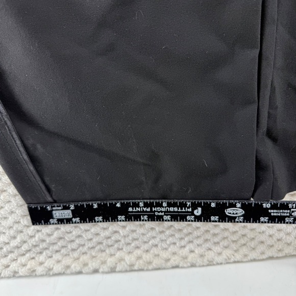 Zara Wide Leg Dress Pants‎ Women's M Black Drawstring Elastic Waist Career - Picture 5 of 8